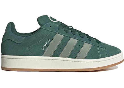Мужские кроссовки Adidas Campus 00s, зелено-серебристые