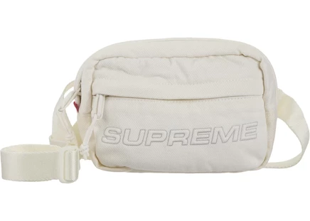 Supreme Denim Mini Shoulder Bag White white