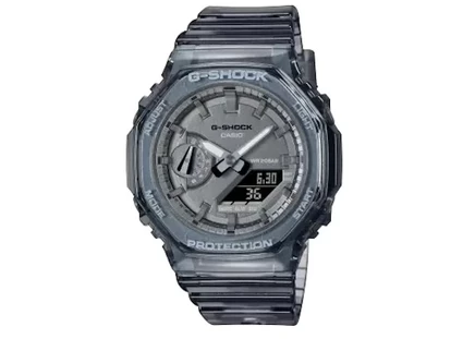 Унисекс часы Casio G-Shock GMA-S2100SK-1A, 43 мм, серый циферблат