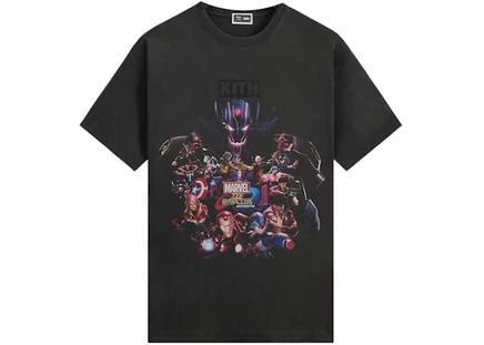 Мужская футболка KITH x Marvel vs. Capcom Infinite Vintage, черная