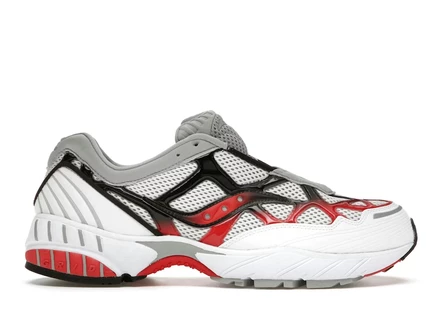 Мужские кроссовки Saucony Grid Web, бело-серо-красные