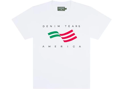 Мужская футболка Denim Tears America Sportswear, белая
