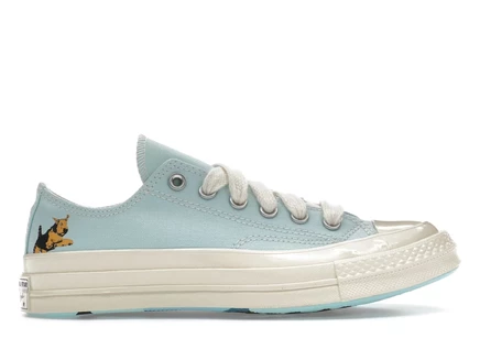 Мужские кроссовки Converse Chuck 70 Low GOLF le FLEUR, бирюзово-кремовые