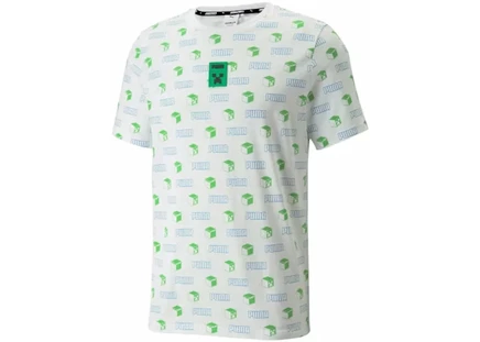 Мужская футболка Puma x Minecraft AOP, белая