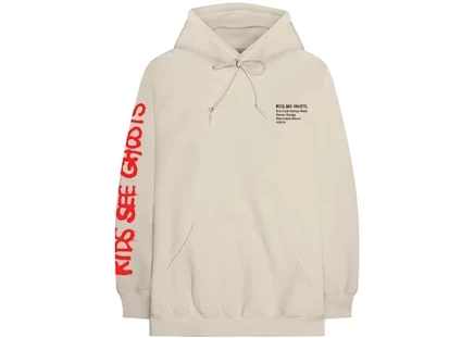 Детское худи kanye west kids see ghosts, бежевое