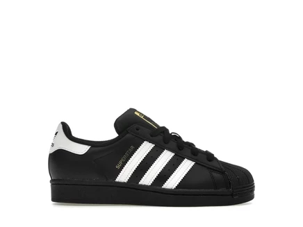 Детские кроссовки Adidas Superstar, черно‑белые/золотистые