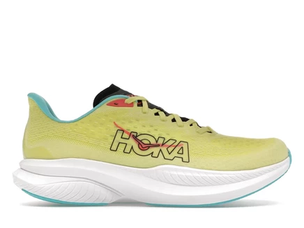 Мужские кроссовки Hoka One One Mach 6, жёлто-голубые