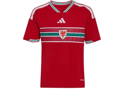 Детская футболка Adidas Wales 26 Home, ярко-алая