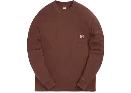 Мужской лонгслив KITH for Russell Athletic Quinn, коричневая