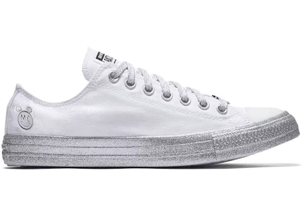 Converse Chuck Taylor All Star Low Miley Cyrus White Silver white