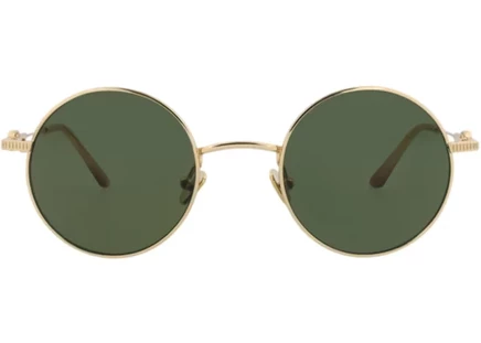 Унисекс солнцезащитные очки Valentino VLS-173B-48, золотистые/зеленые