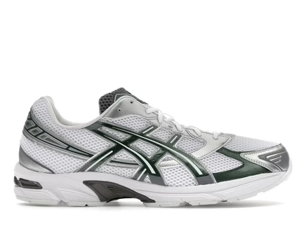 Мужские кроссовки Asics Gel‑1130, бело‑темно‑зеленые