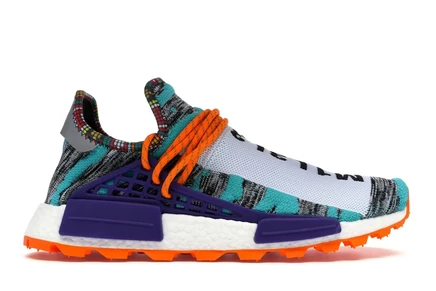 Мужские кроссовки adidas NMD Hu Pharrell Solar, оранжевые