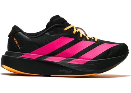 Мужские кроссовки Adidas Adizero Evo SL, черные/ярко-розовые/оранжевые