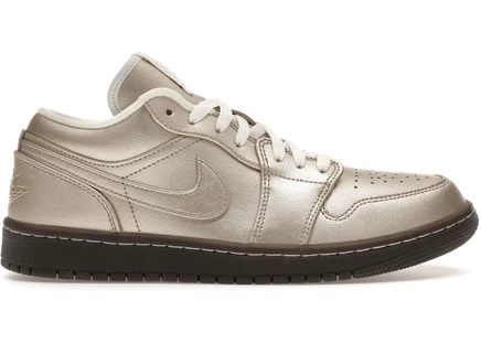 Женские кроссовки Jordan 1 Low SE, серые/белые/коричневые