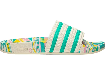 Мужские шлепанцы Adidas Adilette Arizona, зелено-желтые