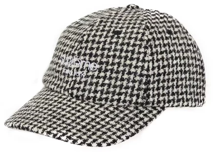 Унисекс кепка Supreme Harris Tweed шестипанельная, белая
