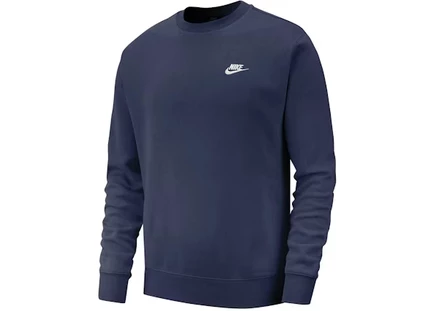 Мужской свитшот Nike Sportswear Club Fleece, темно-синий/белый