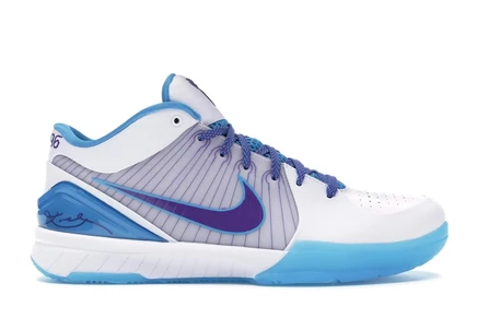 Мужские кроссовки Nike Kobe 4 Protro, бело-фиолетовые