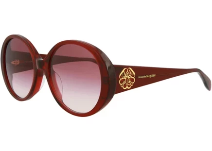 Солнцезащитные очки Alexander McQueen AM0285S, бордовые