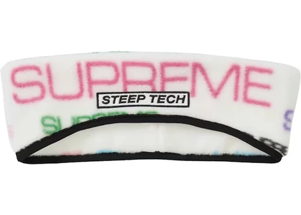 Унисекс повязка Supreme x The North Face Tech, белая