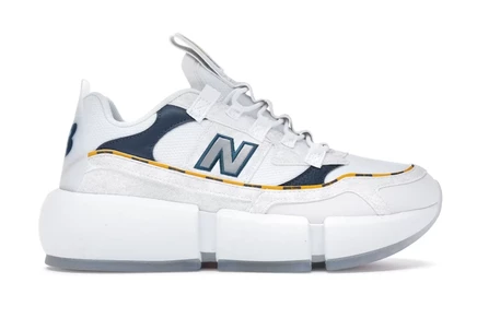 Мужские кроссовки New Balance Vision, бело/тёмно‑синие/жёлтые
