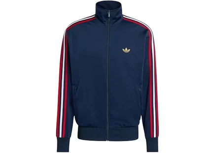 Мужская олимпийка Adidas Firebird, индиго/красная/белая