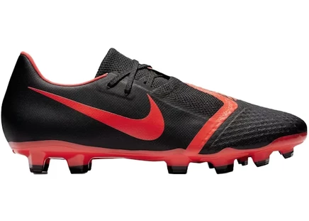 Мужские бутсы nike phantom venom academy fg, черно-красные