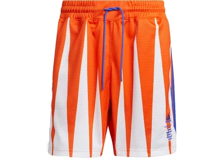 Мужские шорты Adidas x Eric Emanuel Hoops, оранжевые