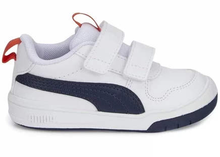 Детские кроссовки Puma Multiflex SL V, белые/темно-синие