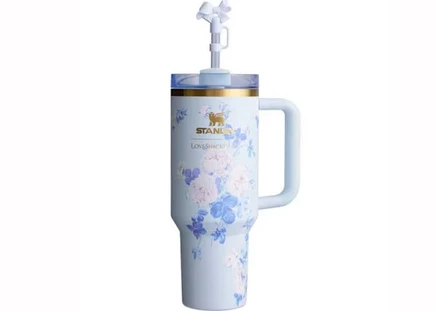 Термокружка Stanley x LoveShackFancy Flowstate Quencher 1180 мл, everbloomingrosettes