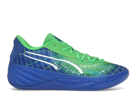 Мужские кроссовки Puma All-Pro Nitro, неоново-зеленые
