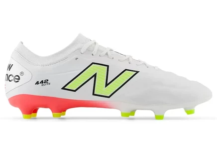 Мужские футбольные бутсы New Balance 442 Elite FG v2, белые/красные