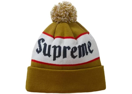 Унисекс шапка supreme alpine (fw22), горчичная