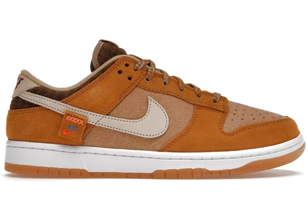 Кроссовки Nike Dunk Low SE Teddy Bear, пралине/белые
