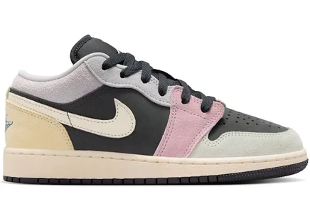 Jordan 1 Low SE Black Pastels (GS) anthracite/muslin/iris whisper/sail