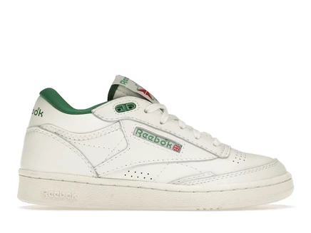 Мужские кроссовки Reebok Club C Mid II, бело-зеленые