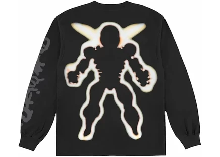 Мужская футболка Travis Scott Beetle Jack с длинным рукавом, черная