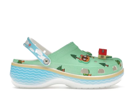Женская сабо Crocs Classic Platform Animal Crossing