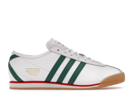 Мужские кроссовки Adidas Italia 70s, бело-зеленые