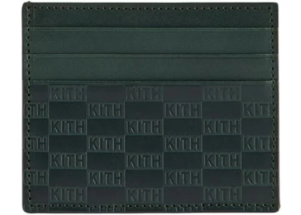 Унисекс держатель для карт KITH Kithmas Monogram, коричневый