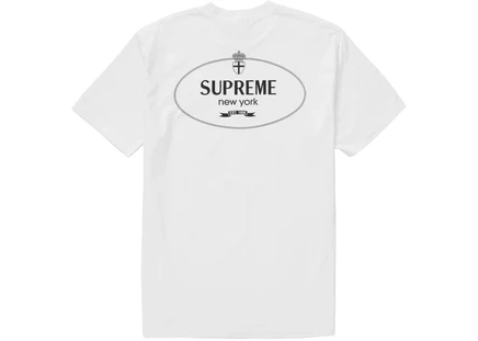 Футболка Supreme Crest Tee FW24, белая