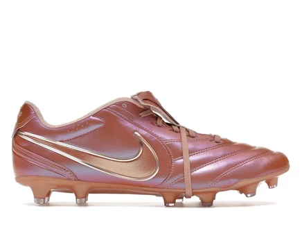 Мужские бутсы Nike Tiempo Ligera Pro FG, красно‑бронзовые/розовое золото