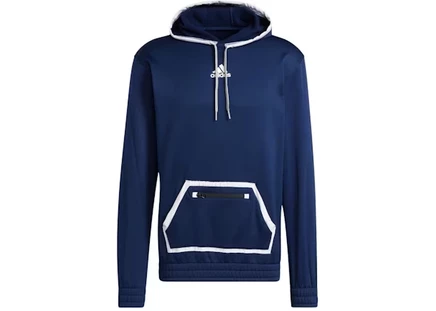 Мужское худи Adidas Team Issue пуловер, темно-синее/серое