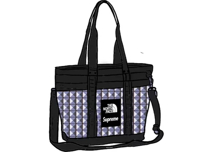 Унисекс сумка Supreme The North Face Studded Tote, синий