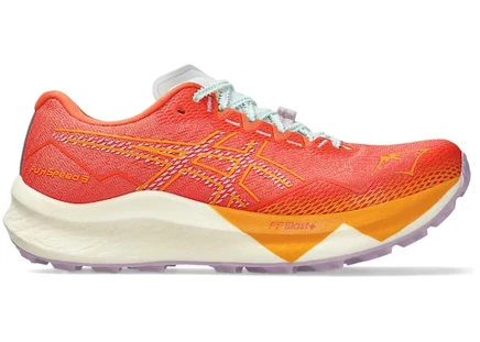 Женские кроссовки Asics Fujispeed 3, оранжево-лиловые
