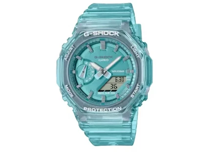 Унисекс наручные часы Casio G-Shock GMA-S2100SK-2A, 43 мм, бирюзовый