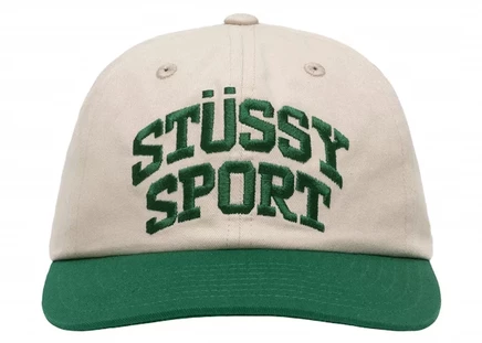 Мужская кепка Stussy Mid-Depth Sport snapback, натуральная