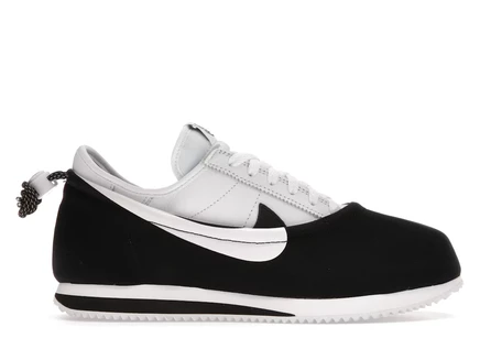 Мужские кроссовки Nike Cortez SP CLOT CLOTEZ Yin Yang, черно-белые