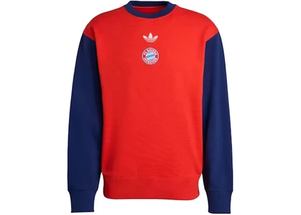 Мужской свитшот Adidas FC Bayern Lfstlr, красно-темно-синий